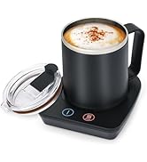 VOBAGA Coffee Mug Warmer with 15oz Mug Set, Electric Coffee Cup Warmer with Three Temperature Set...