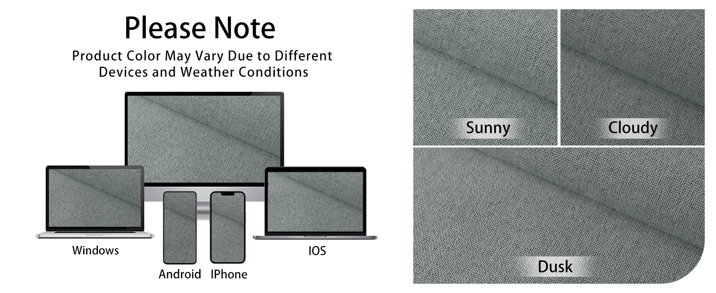 Display Color Variations