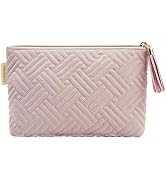 BAGSMART Small Cosmetic Bag, Elegant Roomy Makeup Bags,lipstick pouch,Zipper Pouch,Great Gifts fo...