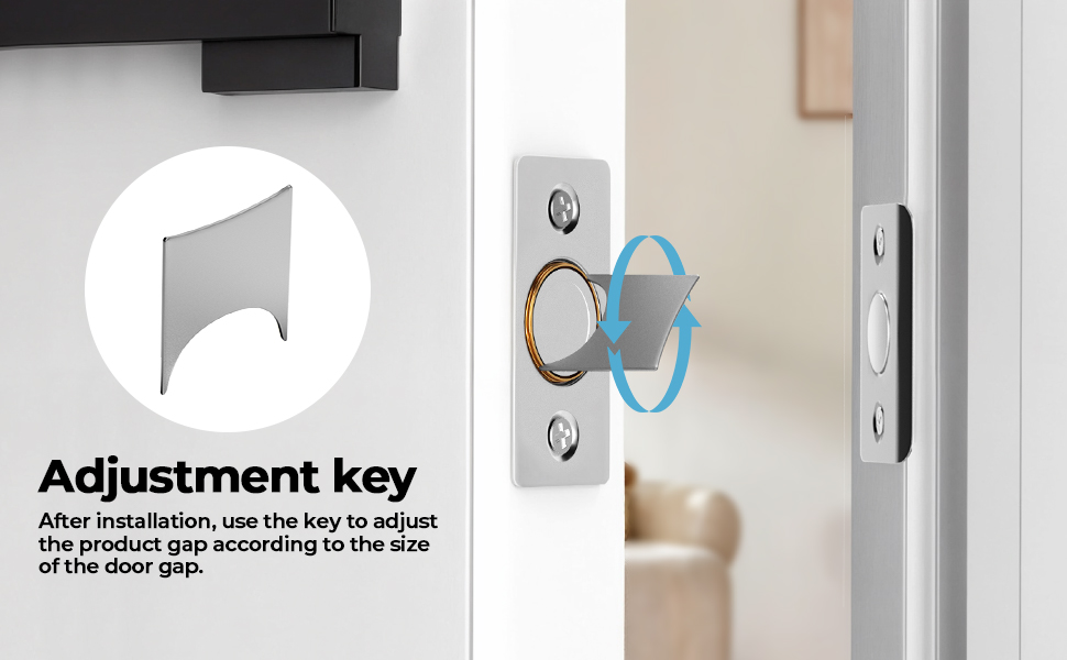 magnetic ball catch for top of door