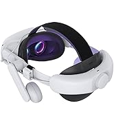 KIWI design Comfort Battery Audio Head Strap 6400mAh Compatible with Quest 2 Accessories, AIO All...