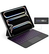 GOKOCO Magic Keyboard Case for iPad Pro 13-inch M4 2024,Easy-Set Magnetic Detachable Keyboard wit...