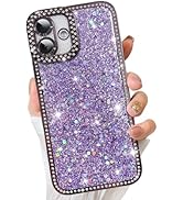 ZIYE for iPhone 16 Plus Glitter Case Cute Luxury Dimond Shiny Design for Women Girls Soft TPU Sho...
