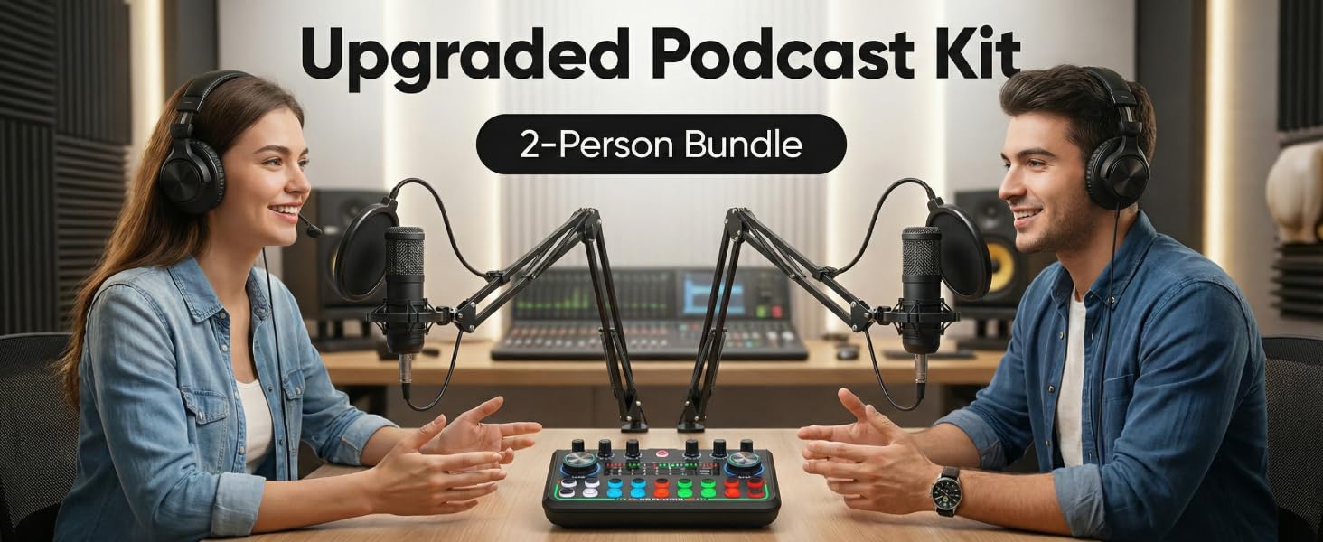podcast equipment bundle;podcast equipment;podcast;studio equipment;music recording equipment