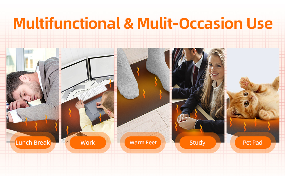 heated desk pad,heat mouse pad,heated desk mat