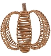 Hemobllo Handwoven Pumpkin Ornament for Halloween Decor Unique Woven Pumpkin Craft Stylish Tablet...