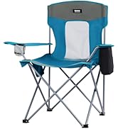 Camping Folding Chair Outdoor Lawn Portable Lightweight Camp Folding Chairs for Adult Outside wit...