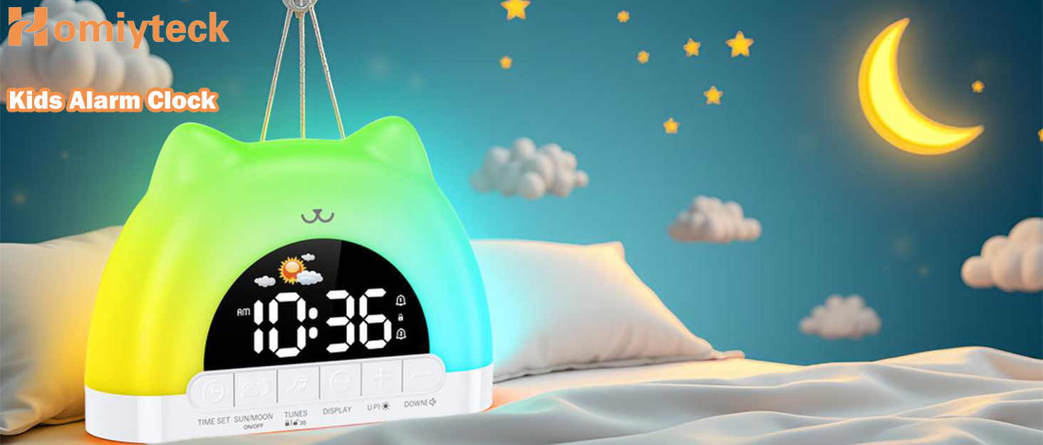 Homiyteck Kids Alarm Clock