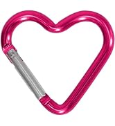 Outdoor Carabiner Heart Keychain Clip Aluminum Alloy Rings Climbing Clips Spring Snap Hook Portab...