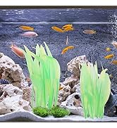 Kaiyuan Dynasty 2pc Artificial Fish Tank Plants Aquarium Decoration Plants Silicone Glowing Kelp ...