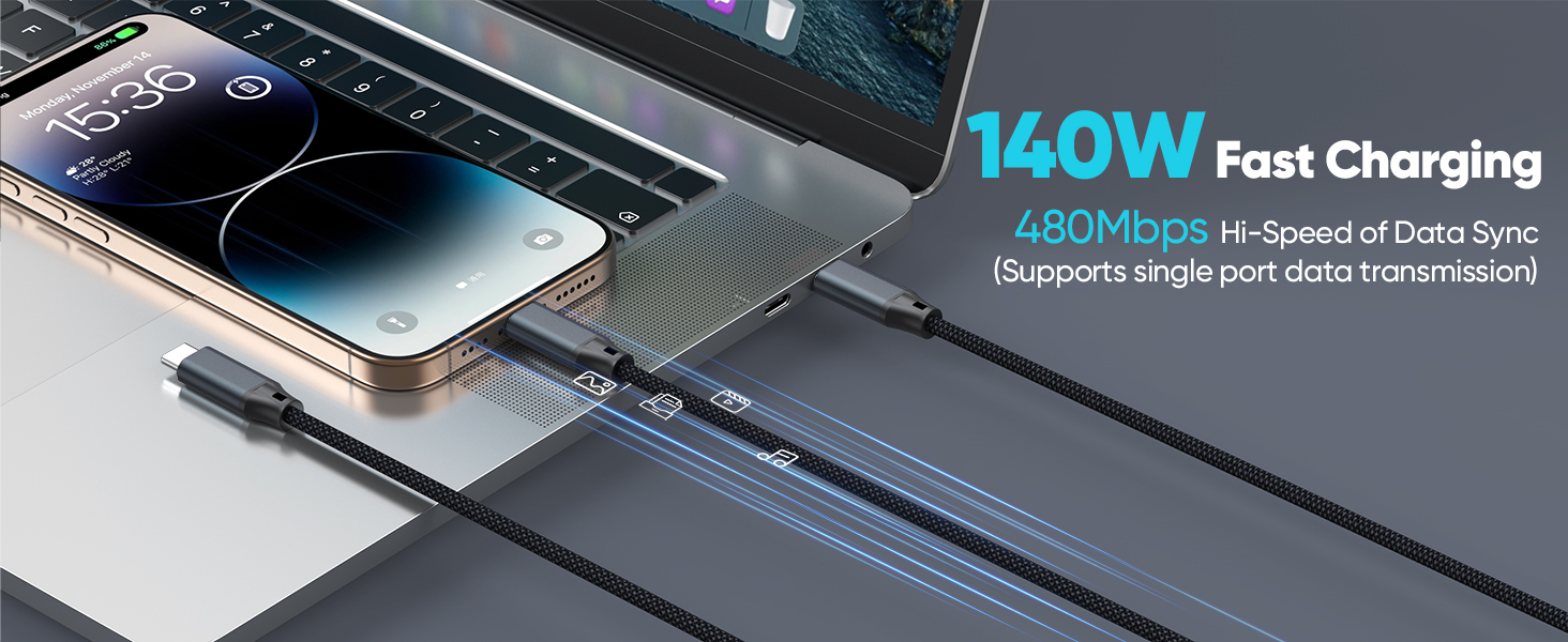 usb c splitter 1 in 2 out