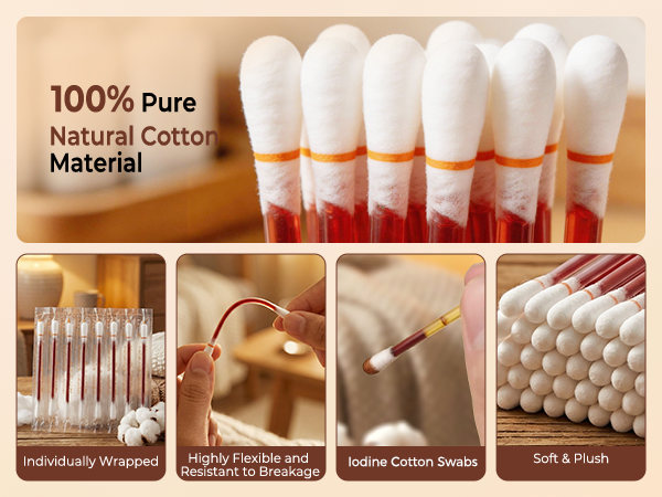 Disposable Povidone Iodine Swabsticks