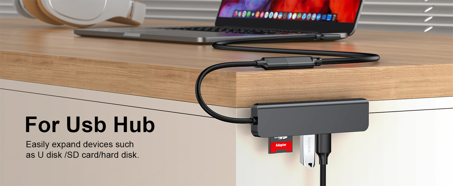 USB C Extension Cable 