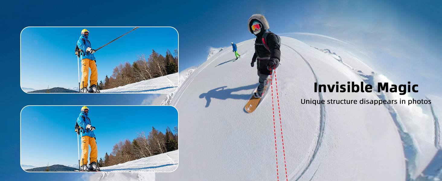 invisible selfie stick