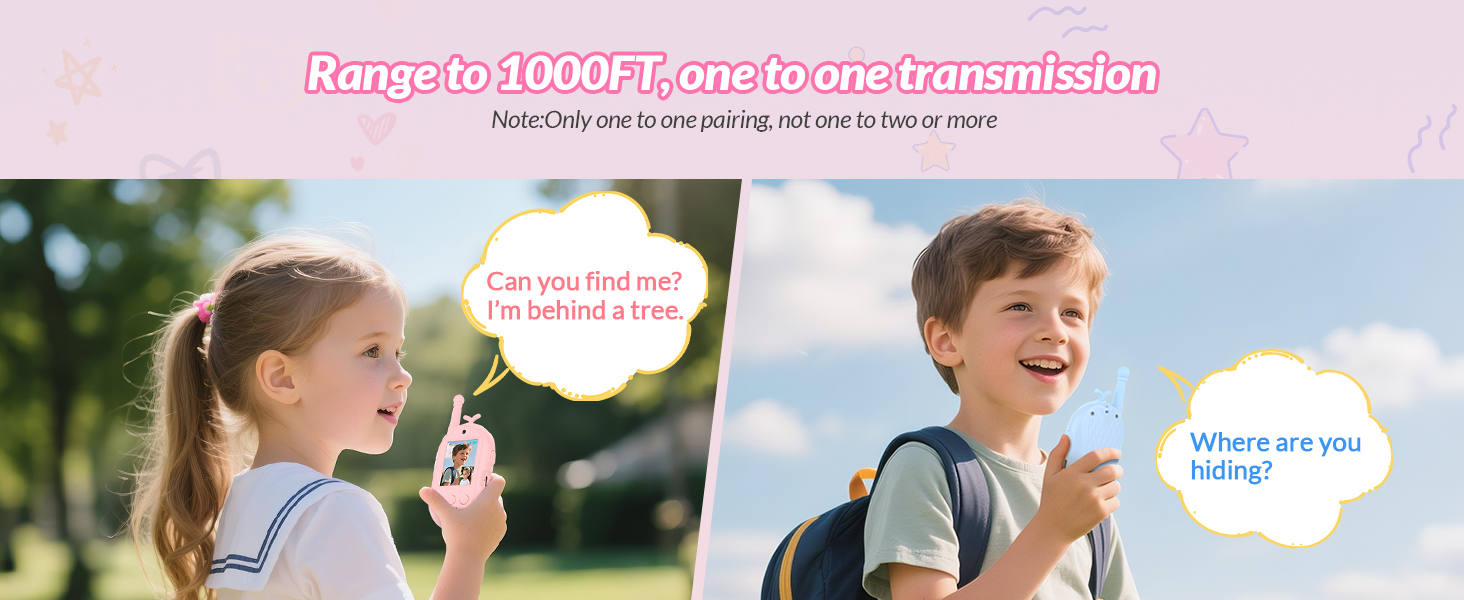 walkie talkies long range kids