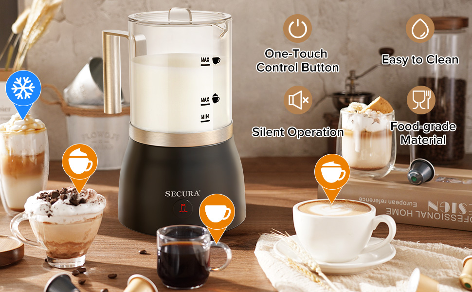 secura milk frother secura electric milk frother milk foamer milk frother milk warmer and frother