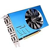 SRhonyra 6 Monitor Video Card VGA Outputs Radeon R7 350 Graphics Card 128-Bit GDDR5 2GB Multiple ...