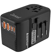 220V to 110V Voltage Converter,US to Europe Travel Converters,Universal International Travel Powe...