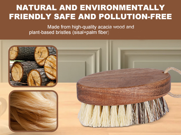 natural vegetable brush