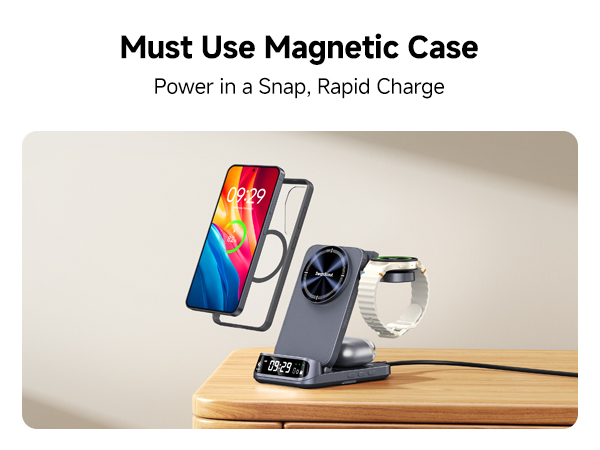 3 in 1 magnetic charging station