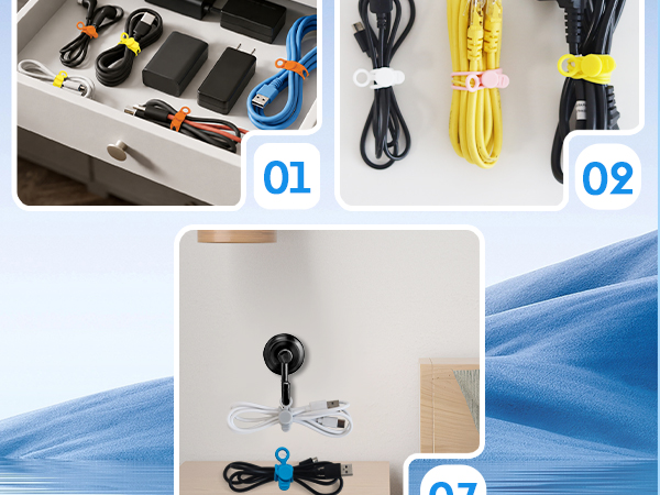 silicone cable ties