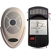 Ceiling Fan Remote Control Kit Replacement for Harbor Breeze Hunter Allen+Roth Kichler - FAN-35T ...