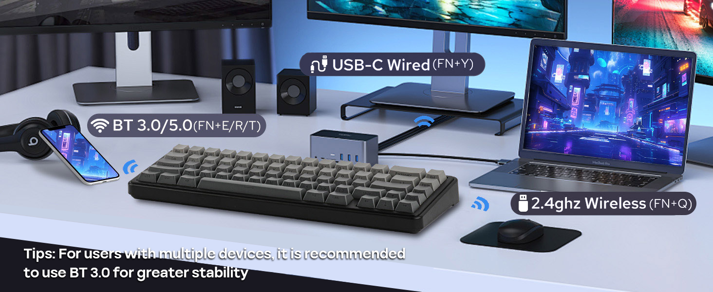 wireless creamy keyboard