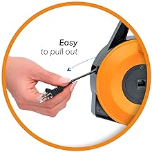 Extngo retractable ethernet long flat lan cable fast thin category extension portable compact travel
