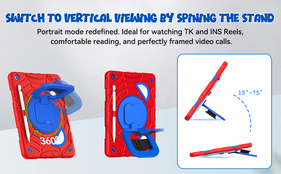 It also supports rotation to a vertical angle for multi-angle adjustment