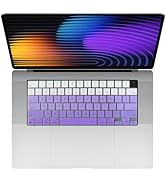 Allinside MacBook Keyboard Cover for Pro 14"/16" (M2/M3/M4, 2021–2025) &amp; Air 13"/15" (M1/M2/M3/M4...