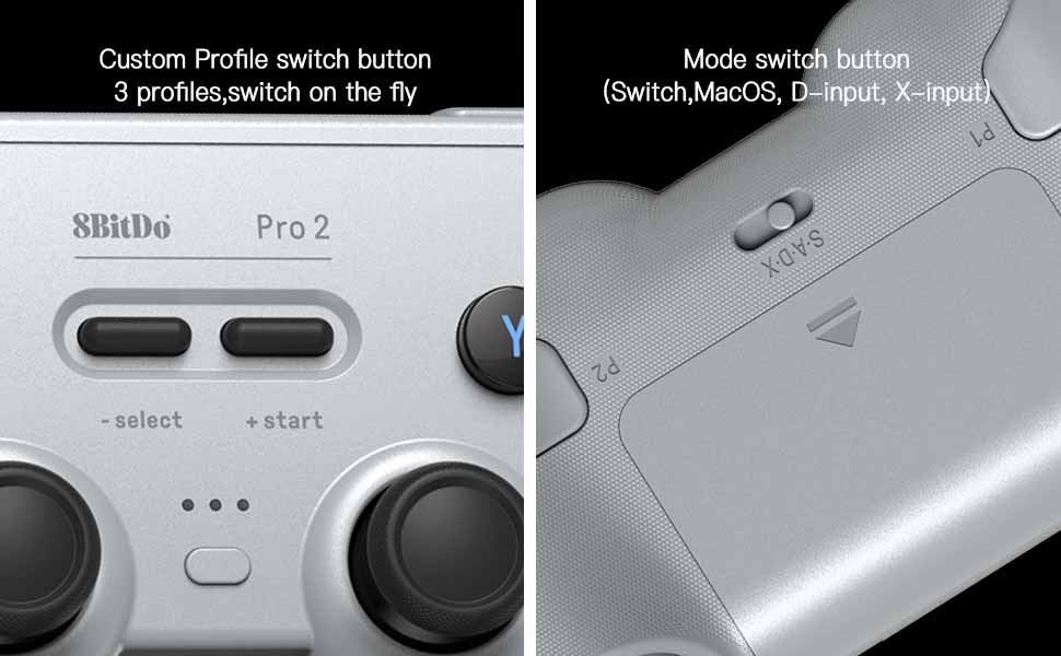 4-Way mode switch button