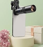 MIAO LAB 10X Telephoto Lens &amp; 200mm Macro Lens, 2-in-1 Aluminum Phone Camera Lens Kit with Univer...