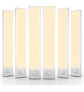 Under Cabinet Lighting, 58 LED Motion Sensor Light Indoor, Wireless USB Rechargeable Magnetic Clo...