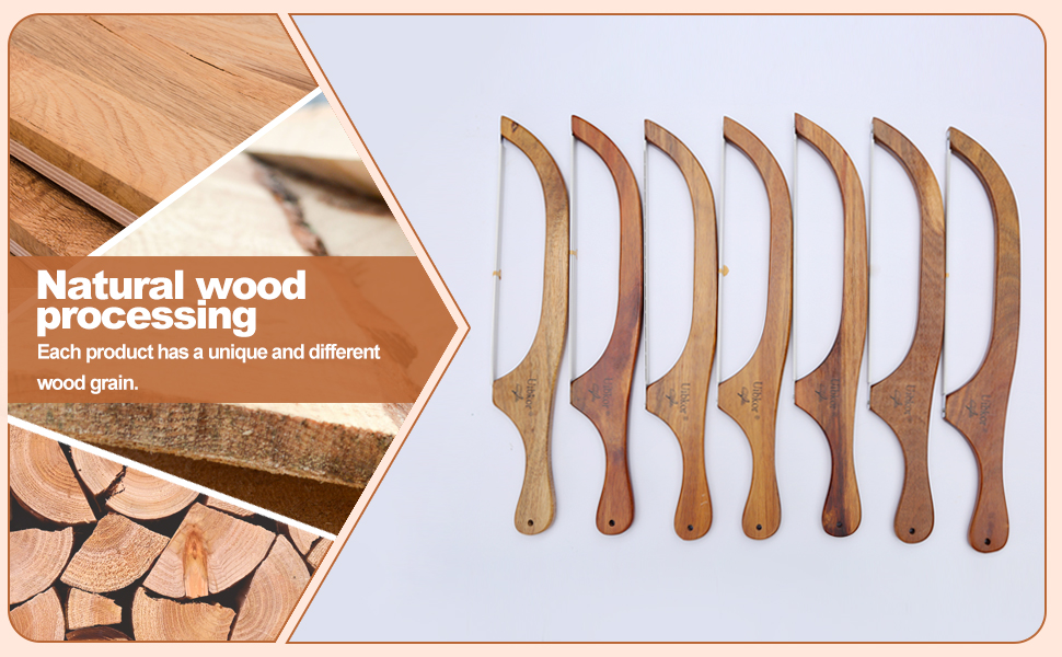 Bread Slicer for Homemade Bread Wooden Sourdough Bread Knife with Bow Design Premium