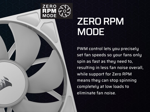 zero rpm fans, high airflow fans, pwm chainable fans