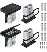 RVBOATPAT 120 Amp Battery Quick Disconnect Connector with Plug Mounting Panel Battery Cable Conne...