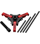 ARES 71002 - Harmonic Balancer Puller Set - Remove Damper Pulleys in Tight Engine Compartments Wi...