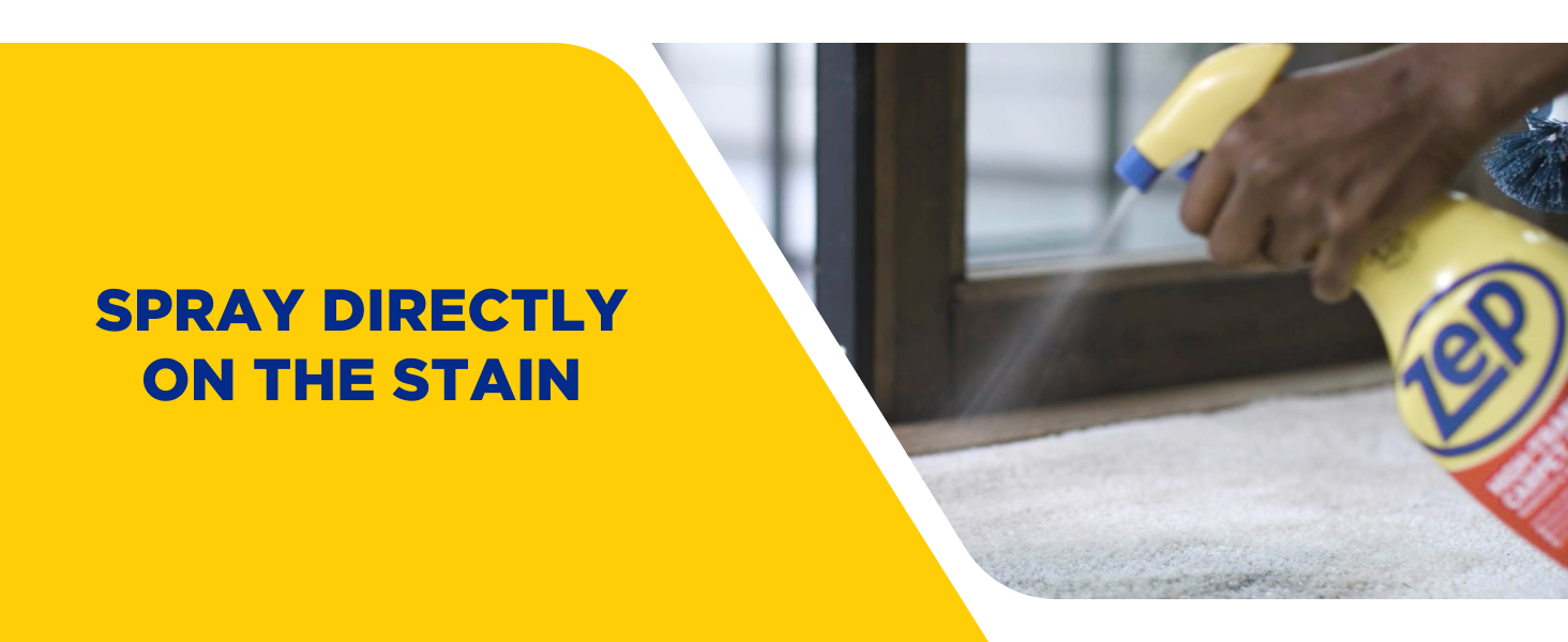 Spray Directly On The Stain