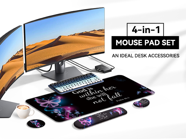 desk pad mat set
