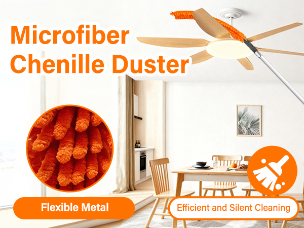 26FT High Reach Duster Cleaning Kit with Extension Pole