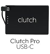 Clutch - Pro USB-C Portable Charger - Compatible with USB-C Devices - Power Bank - Magnetic Batte...