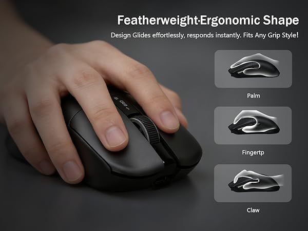 Featherweight·62G Ergonomic Shape 