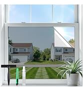 rabbitgoo One Way Privacy Window Film Window Tint for Home with Tools, UV Blocking Heat Control S...