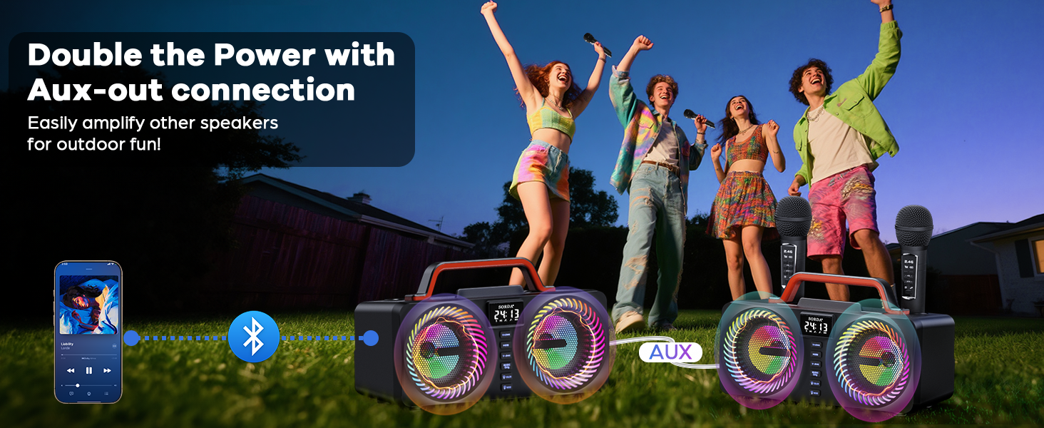bluetooth karaoke machine