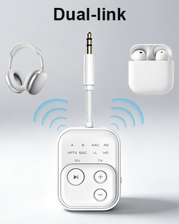 dual-link bluetooth transmitter