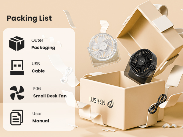 desk fan usb
