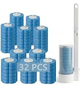 Disposable Toilet Brush for Bathroom Cleaning, Deep Cleaning Toilet Bowl Cleaner with Replaceable...