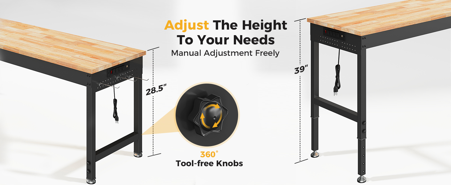 adjustable workbench