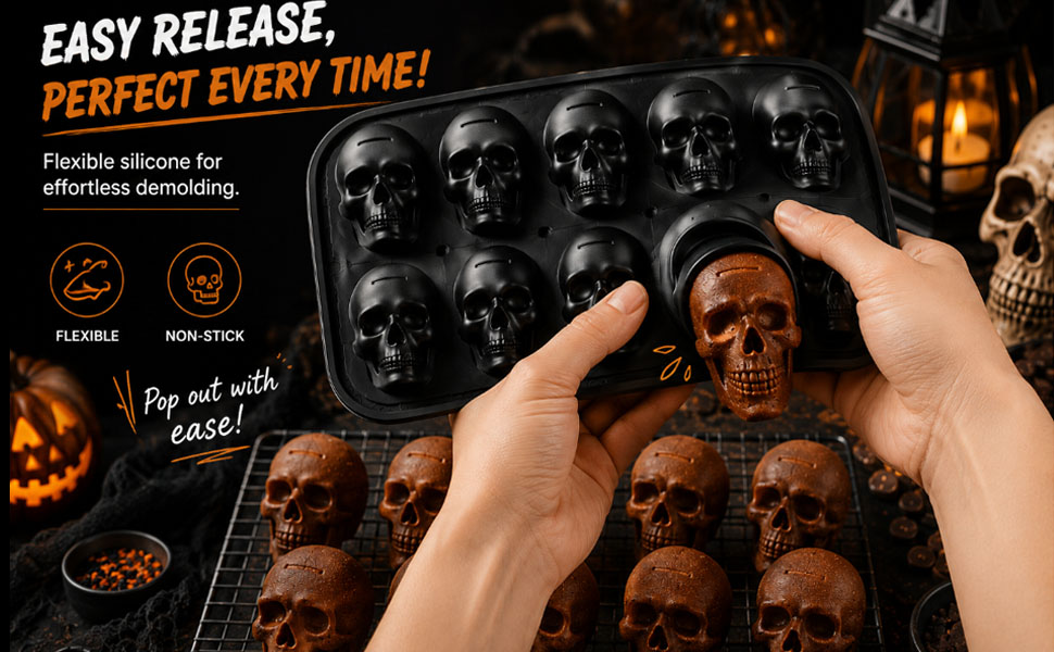 skull silicone mold