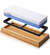 MIDO PROFESSIONAL ABRASIVE Whetstone Knife Sharpener 2 Side Grit 1000/6000 Knife Sharpening Stone...